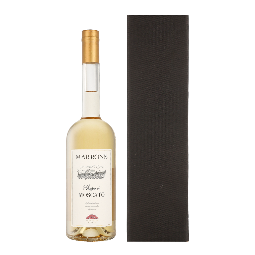 Marrone Grappa di Moscato + GB | 40% | 0,70 l | Juomavarasto