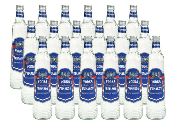 18 x Primakov Imperial Vodka | 37,5% | 0,70 l
