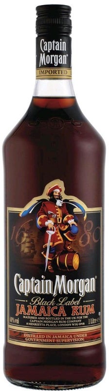 Captain Morgan Black Dark Rum | 40% | 1 l